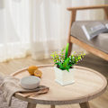 Miniatyrbild 5 av 5: 3 st konstgjorda blommor mini simulering suckulenter krukväxter mode