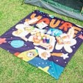 Miniatyrbild 5 av 6: Vattentät picknickfilt för utomhusstrandmatta