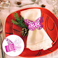 Miniatyrbilde 3 av 8: 100 stk Butterfly Papir Serviettringer Bryllup Fest Serviett Tab