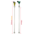 Miniatyrbild 5 av 8: 10 st Swizzle Sticks  Färgglada dryckesomrörare 9\" Drink