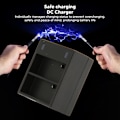 Miniatyrbilde 2 av 5: Kamera Batterilader Dobbel Kanal USB Kamera Batterilader med Indikatorlys for Hjem Reise