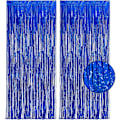Miniatyrbild 1 av 5: Metalliska Streamers Foliefransar För Firanden, Flerfärgad Lasereffekt Glänsande Glitter Partydekorationer Som Är Hållbara & Återanvändbara, Lätta Att Fästa