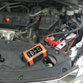 Miniatyrbild 2 av 5: Batteriladdare, Bärbar Smart Bilbatteriförstärkare, Batteriladdare för Motorcykel/Bil med Multipelskydd, Laddning, Underhåll och