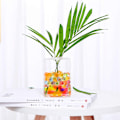 Miniatyrbild 5 av 7: Regnbågsblandning Vattenpärlor, Livfulla Färger Giftfria Vattengel-pärlor för Dekorativa Arrangemang & Blomsterkonst, Biologiskt Nedbrytbara Gelépärlor för Vaser,