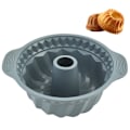 Miniatyrbild 1 av 5: Silikonform för kakor, spiralmönstrad kakembryobakform, bakverktyg, chiffonkakform, non-stick kakform