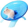 Miniatyrbilde 1 av 3: Hamsterhjul Flyhjul Tallerken for Små Dyr Hamster Treningsleketøy Hamsterleker Blå (Blå)