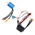 Miniatyrbild 3 av 7: 2435 3300KV Borstlös Motor 25A ESC Combo Set Professionell Hög Torsions Borstlös Motor ESC Kit för 1/16 1/18 RC Bil