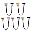 Miniatyrbillede 2 af 4: 5 stk 30-pins LVDS-kabel 2 kanaler 8-bit understøtter 1280x1024 til 17/19 tommer TFT LCD-panel