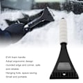 Miniatyrbilde 8 av 8: Bilskrap for frontrute i EVA med ergonomisk håndtak, avrundede hjørner, sikker, bærbar, for kjøretøy, utendørs snø, svart
