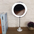Miniatyrbillede 5 af 5: 5x Forstørrelsesmakeup LED Glas Rejsemakeup Justerbar Sminke Spejl