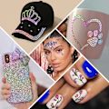 Miniatyrbillede 4 af 5: Flad Ryg Nail Krystaller, Rhinestones til Neglekunst Design