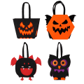Miniatyrbillede 1 af 5: 4 stk Halloween Slikpose DIY Materialpakke Børnegaveposer
