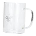 Miniatyrbillede 4 af 5: 350ml Transparent Mælkekop Kaffe Kops Te Glas Drikkelse med Håndtag til Køkkenudstyr (Femtakset Stjerne)