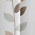 Miniatyrbild 6 av 8: Duschdraperi, Botaniskt Mönster Badrumsinredning, Snabbtorkande Vattenavvisande Duschdraperi i Polyestertyg, Duschdraperiset med Eukalyptusdesign