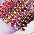 Miniatyrbild 3 av 5: Long Press Nails Ballerina Fake Nails Glitter Glans Full Täckande ABS Nail Stickers för Nail Art Dam Flickor shape10