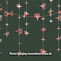 Pikkukuva 4 / 5: Juhlatavarat nelikulmainen tähti paperi-garland-bannerit Beam