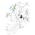 Miniatyrbillede 8 af 8: 4 stk. 3-polet gulvpedalboks mikrobryder 1014807 Universal til Club Car DS Precedent