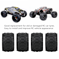 Miniatyrbild 6 av 7: 4 st RC-bilshjul Däck Tillbehör för ZD Racing Large Foot 1/8 Modellbil 170x103mm