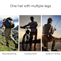 Miniatyrbillede 5 af 5: Solhat til kvinder med bred skygge, foldbar, UV-beskyttelse, strandhat