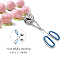 Miniatyrbild 4 av 8: Premium Köttbullsformare, Rostfritt Stål Non-Stick Matberedningsverktyg För Enkel Rengöring, Ergonomisk Design, Multifunktionellt Kökstillbehör För Din