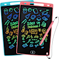 Miniatyrbild 1 av 7: LCD-ritplatta, 2-pack med 10-tums färggraffititavla,