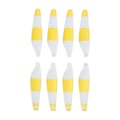 Miniatyrbild 6 av 7: Drönarpropellrar Färger Obemannat Luftfartyg Bladtillbehör UAV Propellrar Vingar 2 Par för Mini 3 Pro Gul Vit