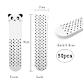 Miniatyrbillede 2 af 7: 50 stk. Søde Dyr Mini Neglefiler Blandet Mønster Svampebufferblok Manicure Værktøj Søde Neglefil Til Neglekunst