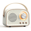 Miniatyrbild 1 av 6: Retro Bluetooth-högtalare, trådlös vintage-högtalare, utomhuskabel