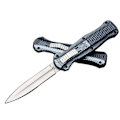 Miniatyrbild 1 av 6: Taktisk Kniv Automatisk Lås Fjäderassisterad Kniv Dubbel Egg Överlevnadskniv