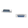 Miniatyrbilde 2 av 5: Db15 15-pinners hun til hann loddetype adapterkoblinger 20 par