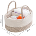 Miniatyrbilde 5 av 5: Bleie Caddy Organizer, 1 stk Multifunksjonell Oppbevaringsboks