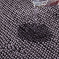 Miniatyrbillede 7 af 8: Skridsikker bademåtte 50x80cm mikrofiber chenille tæppe til badeværelse grå
