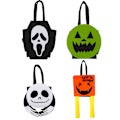Miniatyrbillede 1 af 5: 4 stk Halloween Slikpose DIY Materialpakke Børnegaveposer