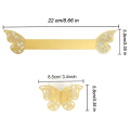 Miniatyrbillede 5 af 8: 100 stk. Butterfly Papir Servietringe Bryllupper Fest Serviet Tab