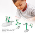 Miniatyrbild 8 av 8: Solcellsrobotleksaker 6 i 1 Pedagogisk montering Mini fläktbil modellleksak för experiment