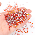 Miniatyrbillede 1 af 5: Krystal Rhinestones, Flade Glassten til Neglekunst, DIY Håndværk