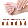 Miniatyrbilde 7 av 8: 100 Fibernails for neglforlengelse, Nail Extension