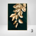 Miniatyrbilde 5 av 5: 3 design-plakater med skogmotiver, gullblader, pal