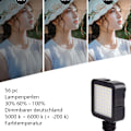 Pikkukuva 5 / 5: AL81 Videovalo 2500K-6500K LED-videoneuvotteluvalo 180 asteen LED-videovalo LED-kameravalo Sisäänrakennettu akku Zoom-kokouksiin ja videokeskusteluihin