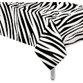 Miniatyrbild 5 av 6: Rektangulär Bordsduk, Plastduk För Zoo Djungel Safari Temafest, Djurmönster Med Leopardmönster, Temafödelsedagsfester