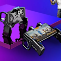 Miniatyrbillede 5 af 5: Gamepad Mobiltelefon Kontrol Triggers