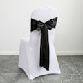 Miniatyrbilde 4 av 5: Sett med 10 dekorative satengbånd til stoler, med sløyfe, designet for bryllup
