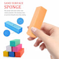 Miniatyrbild 3 av 8: Nagelfilar och poleringsblock, professionellt manikyrverktygssats rektangulärt konstvårdsblockverktyg 100/180 korn 12 st/förpackning