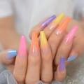 Miniatyrbild 6 av 6: Salong Ultra Long Coffin Ballerina Display C Curved Falska Falska Naglar Bourgogne Mörk Röd Ingen Lim Solid Färg Artificiell Målad Press On Nail Art