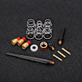 Miniatyrbilde 8 av 8: Sveisebrenner Tilbehørsett Messing Forbruksvarer Glasskopp Dys 2mm for WP9/20