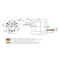 Pikkukuva 6 / 8: Harjaton moottori kannattimella, nopeuden alennus CW/CCW DC24V CNC-työstökoneille XD-37GB3525200rpm/min
