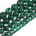 Miniatyrbilde 9 av 10: 10mm Grønne Malakittperler, Løse Perler, Edelsten, Runde Perler, Energihealing Perler til DIY Smykkeproduksjon, ca. 15,5 tommer