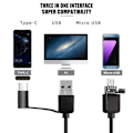 Miniatyrbillede 2 af 5: Endoskop, 5M Vandtæt Android OTG HD Videokamera med Sikkerhedskabel 6 LED Lys til Samsung Galaxy/Sony/Nexus Android Smartphones og