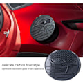 Miniatyrbild 7 av 8: Bränsletanklockskydd Trim Kolfiber Stil Dekoration för Mazda CX-30 2020-2021