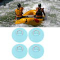 Miniatyrbilde 2 av 5: 4 stk Lysegrønne D-ring lapper Runde Lettvægt D-ring PVC Lappe til Oppustelig Båd Surfbræt Stand Up Paddleboard